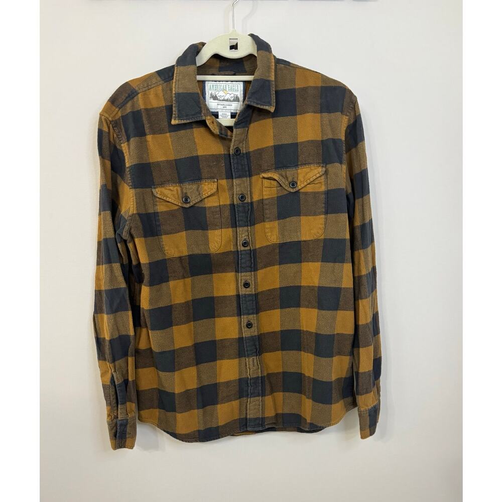 American Eagle Cotton Flannel Shirt, Size M.
